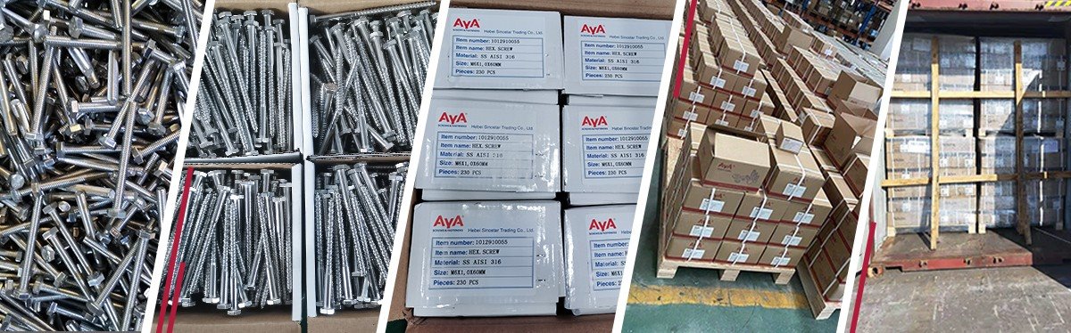 Square Head Machine Bolts-package