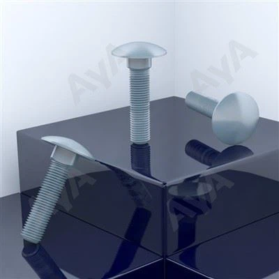 Pernos de Carro de Zinc Negro .