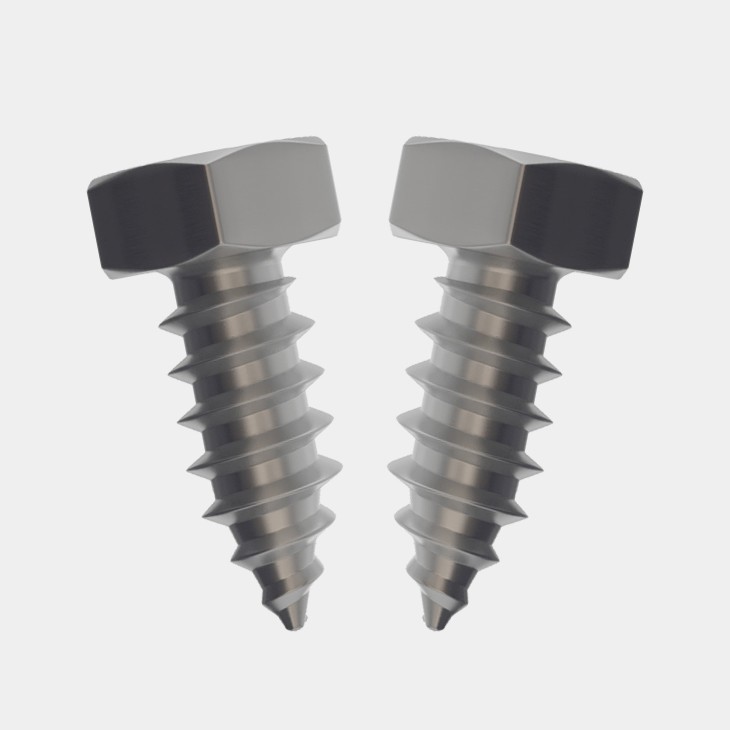 Stainless Steel Self Tapping Hex Head Screws-Screws